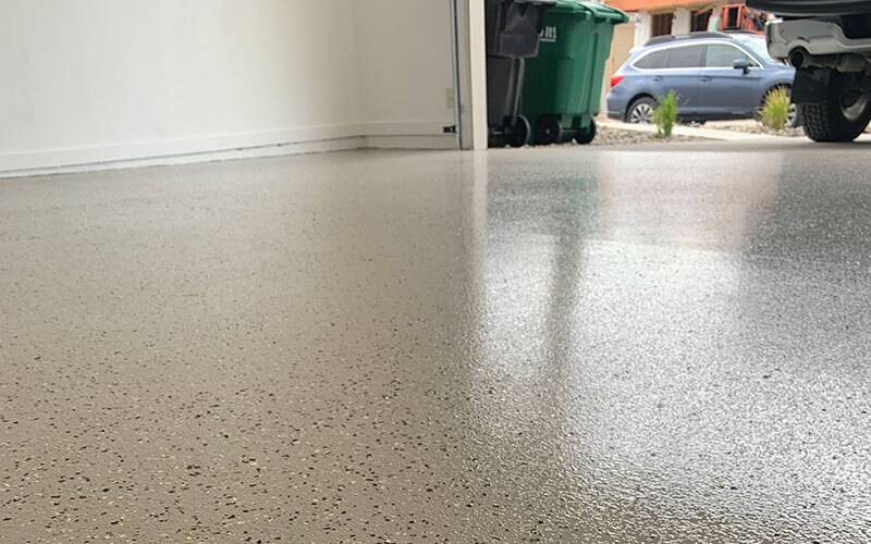 Random Flake Epoxy Flooring